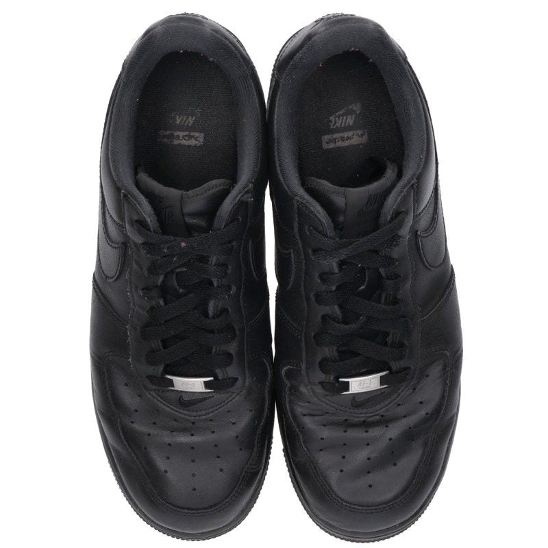SUPREME Nike Air Force 1 Low Black Sneakers Size 28.5cm