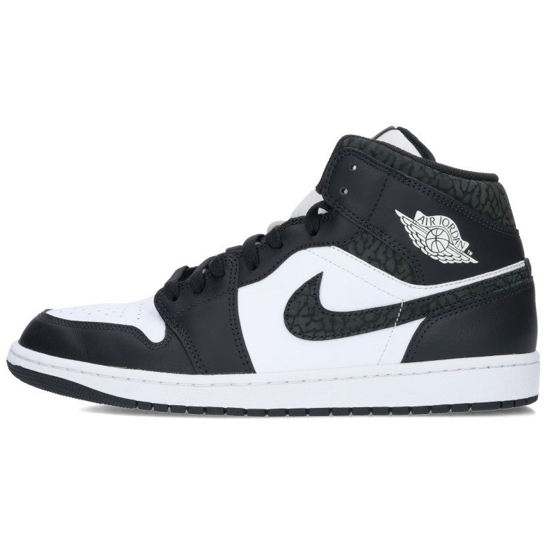 NIKE Air Jordan 1 Mid SE Panda Elephant Sneakers Size 29cm