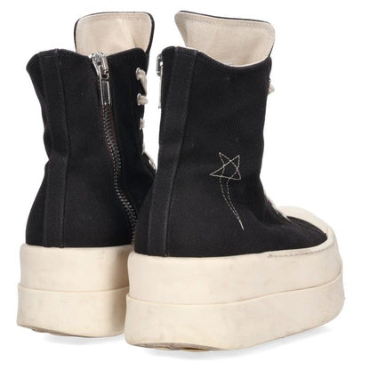 DRKSHDW DOUBLE BUMPER Canvas Sneakers Black/White Size 39.5