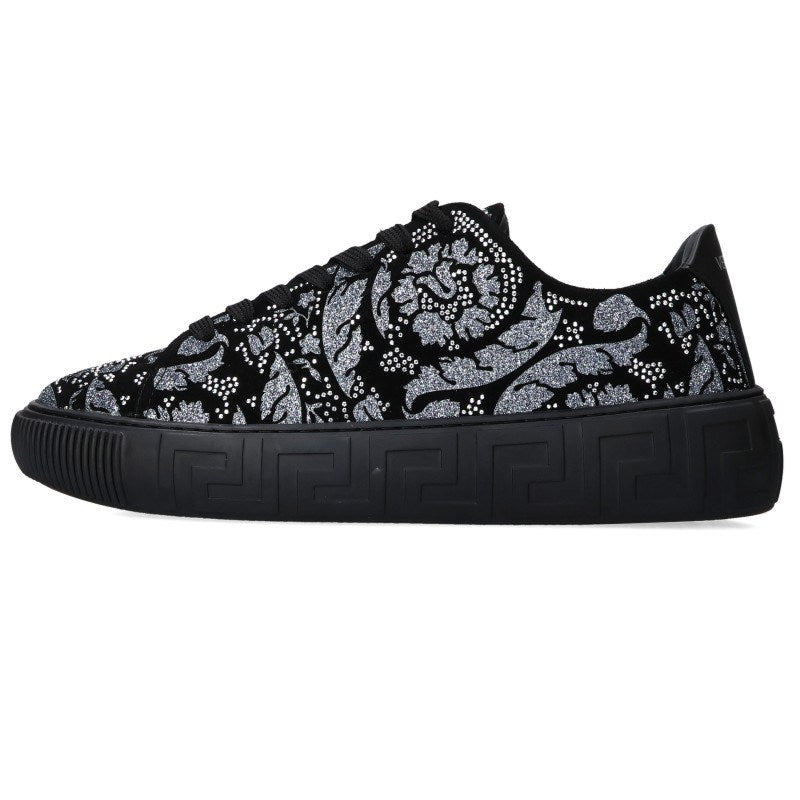 Versace Studded Low-Top Sneakers Black Size EU 42