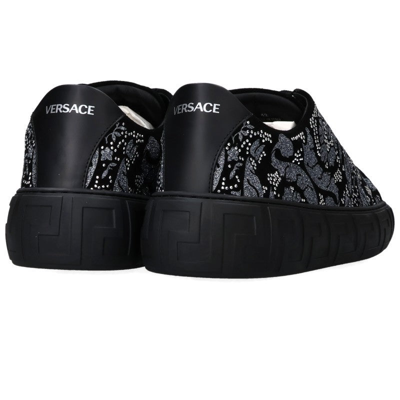 Versace Studded Low-Top Sneakers Black Size EU 42