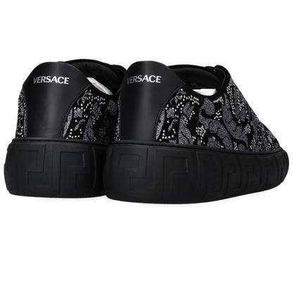 Versace Studded Low-Top Sneakers Black Size EU 42