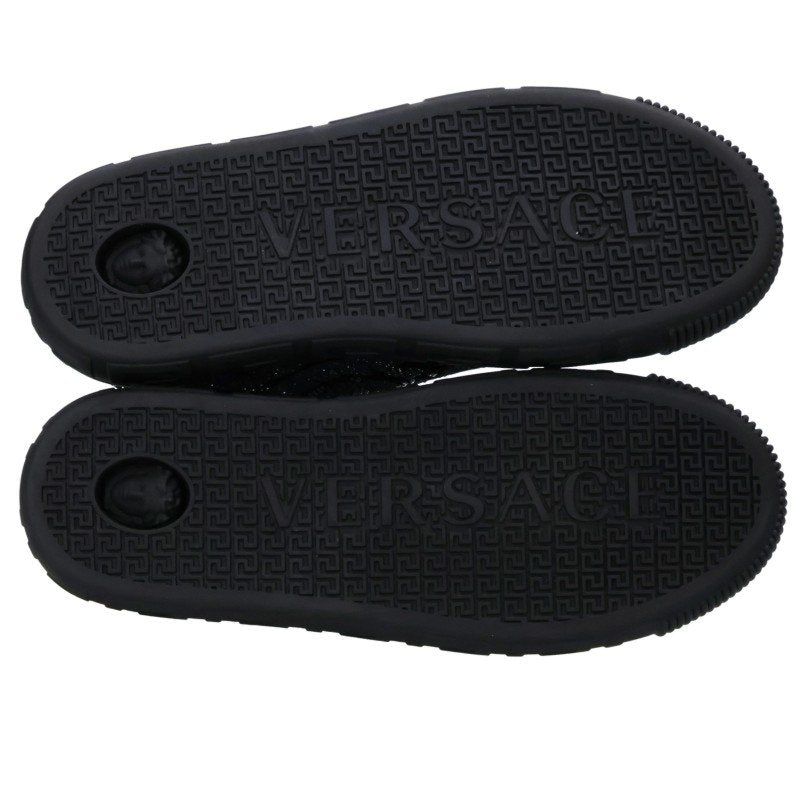 Versace Studded Low-Top Sneakers Black Size EU 42