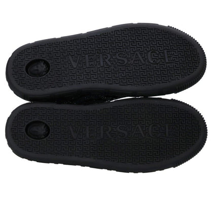 Versace Studded Low-Top Sneakers Black Size EU 42