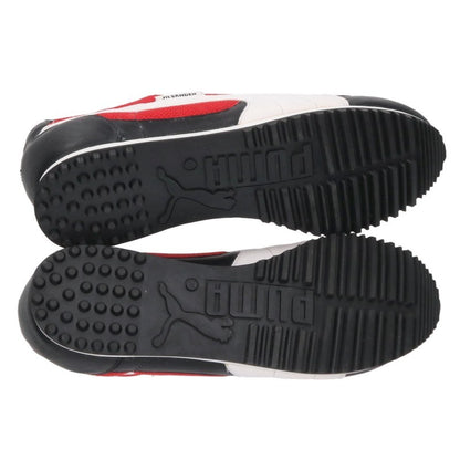 PUMA x JILSANDER Low Cut Leather Sneakers Black/Red/White Size 28cm