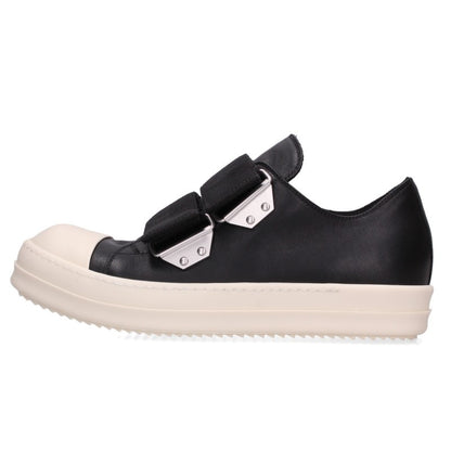 Rick Owens 26SS LCO Low Strap Leather Black White Sneakers Size EU 42