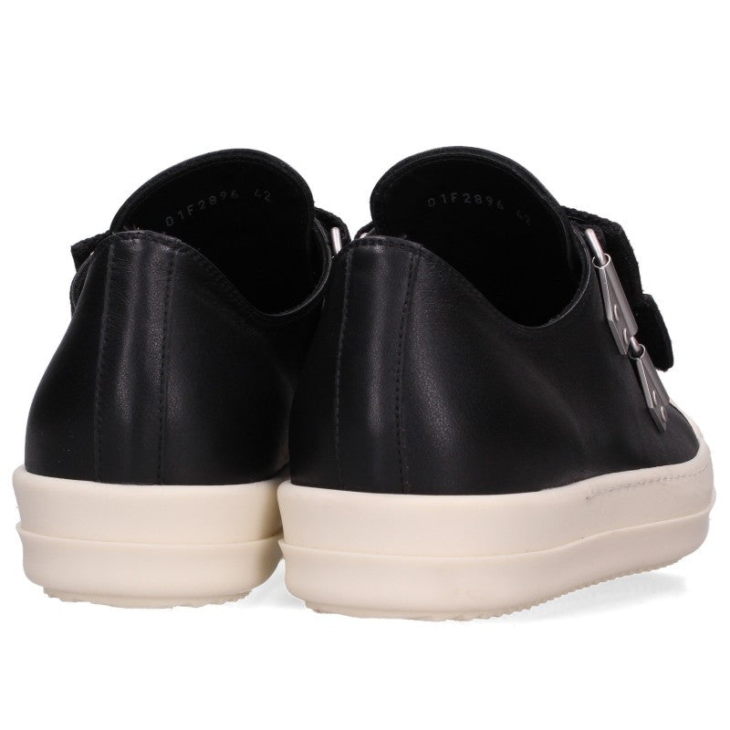 Rick Owens 26SS LCO Low Strap Leather Black White Sneakers Size EU 42
