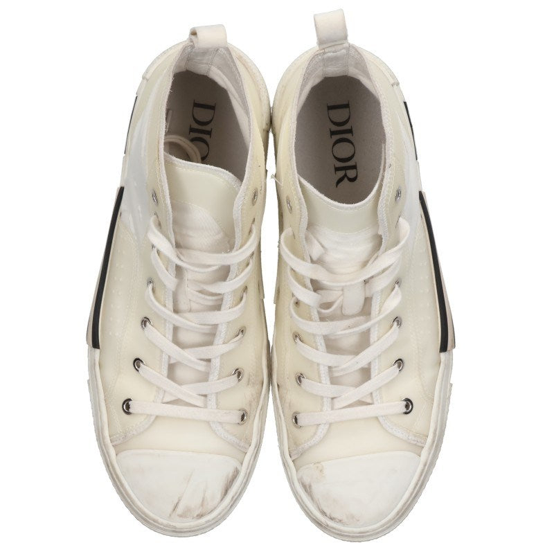 DIOR B23 High-Top Sneakers White Size 42.5