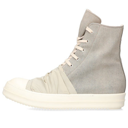 DRKSHDW RAMONES Denim Hi-Top Sneakers Gray/White Size EU 45