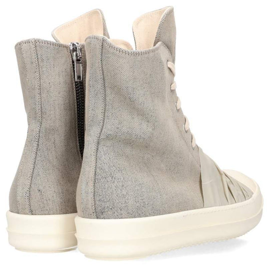DRKSHDW RAMONES Denim Hi-Top Sneakers Gray/White Size EU 45