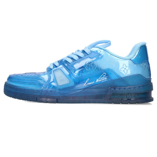 LOUISVUITTON LV Trainer Clear Rubber Sneakers Blue Size 7