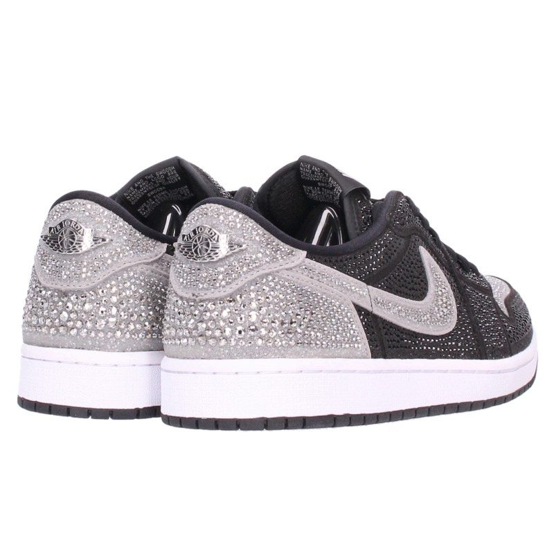 SWAROVSKI x Nike Air Jordan 1 Low Shadow Sneakers Size 29cm