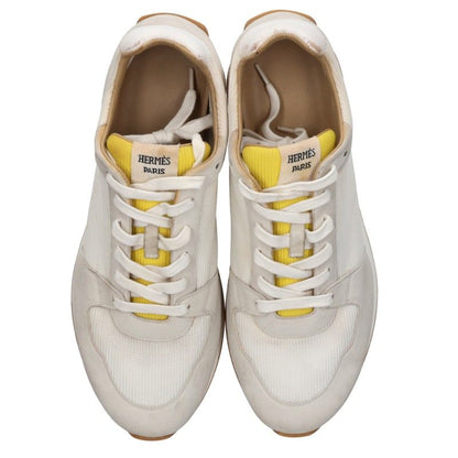 HERMES Escape Suede Leather Panel Sneakers Multi Size EU 42