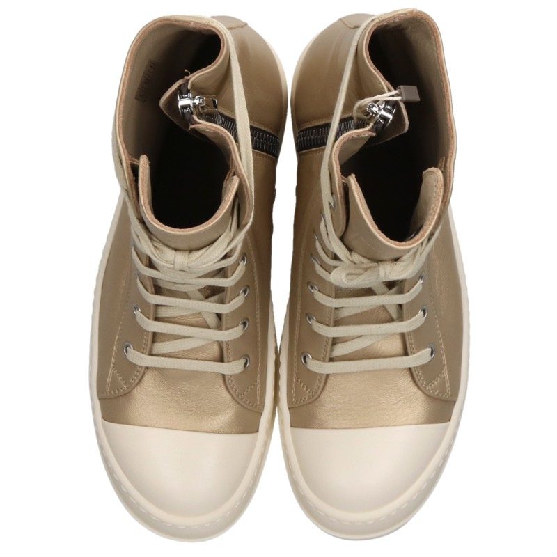 Rick Owens Ramones Leather Hitop Sneakers Multi Size EU 41