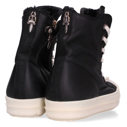 Chrome Hearts Ramones Leather High-Top Sneakers Size EU 41