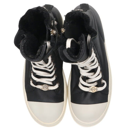Chrome Hearts Ramones Leather High-Top Sneakers Size EU 41