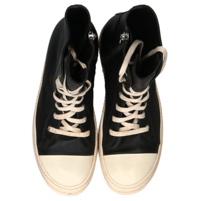 Rick Owens Ramones Leather High-Top Sneakers Size EU 43