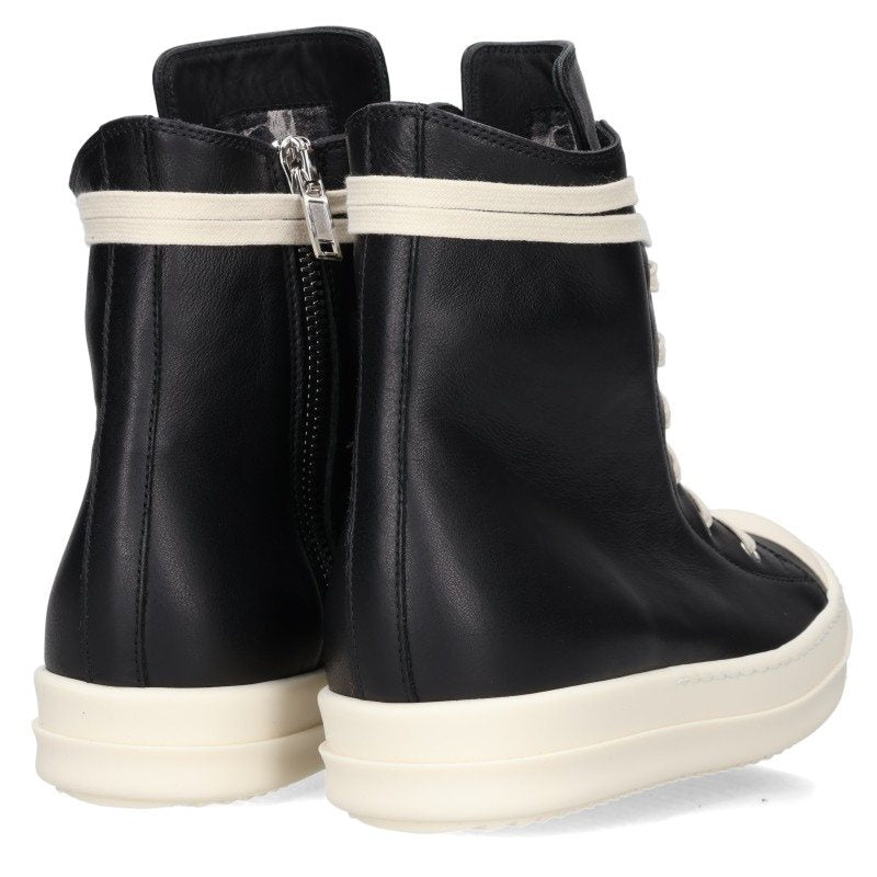 Rick Owens Ramones Leather Hi-Top Sneakers Size EU 41