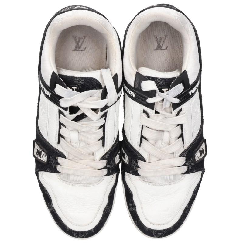 LOUISVUITTON LV Trainer Monogram Low-Top Sneakers Size 10.5