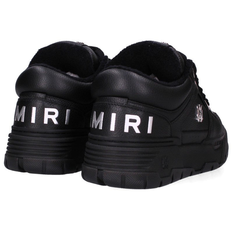 AMIRI AMFOSR1152 MA-1 Sneakers Black/Silver Size EU 40