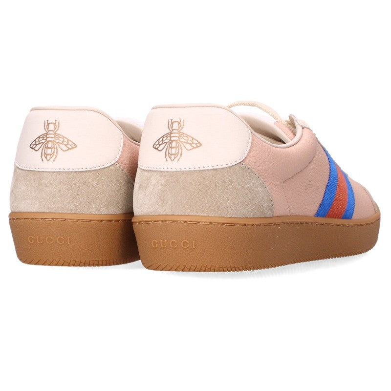 GUCCI Low-Cut Sneakers Pink Blue White Size EU 42
