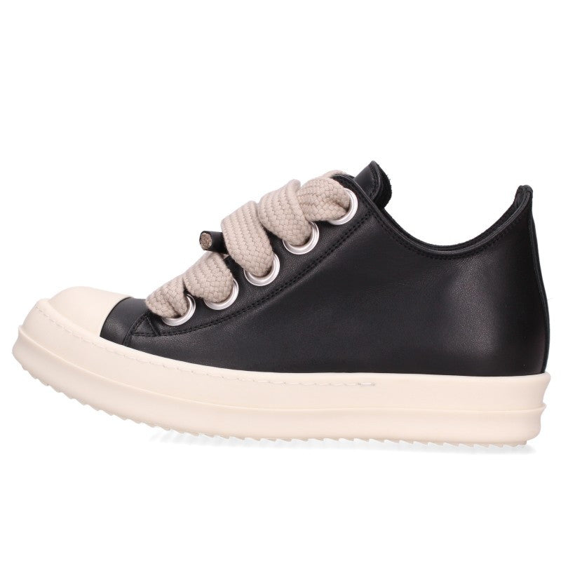 Rick Owens JUMBOLACE LOW SNEAKS Black/White Sneakers Size EU 39
