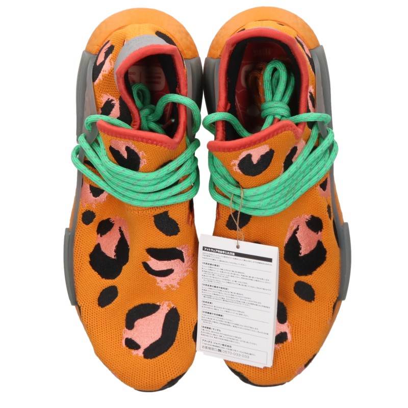 adidas HU NMD Animal Print Orange Sneakers Size 26cm
