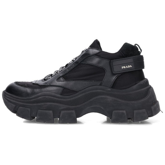 PRADA 2EE324 Pegasus Rock Sneakers Black Size 7