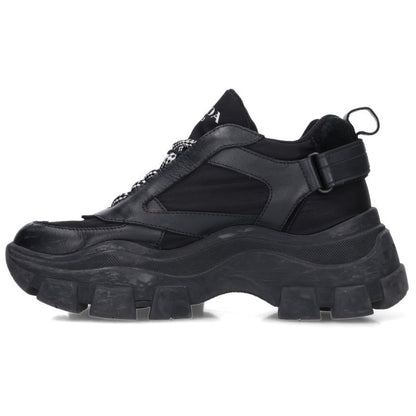 PRADA 2EE324 Pegasus Rock Sneakers Black Size 7