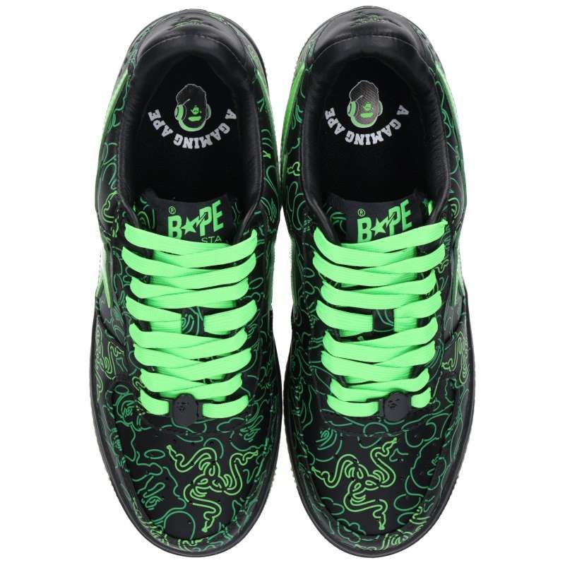 A BATHING APE NEON CAMO BAPE STA Sneakers Size 26.5cm