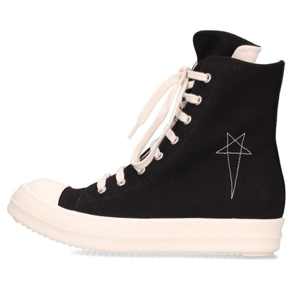 DRKSHDW Ramones Canvas Hi-Top Black White Sneakers Size EU 40