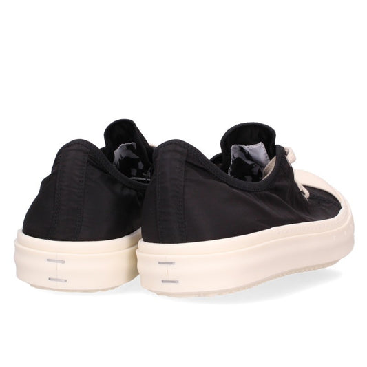 Rick Owens TOWER RAMONES LOW Nylon Black White Sneakers Size EU 43