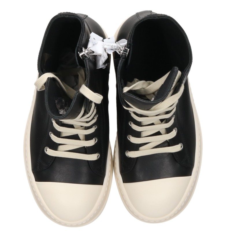 Rick Owens Mega Bumper Leather Hi-Top Sneakers Size EU 39