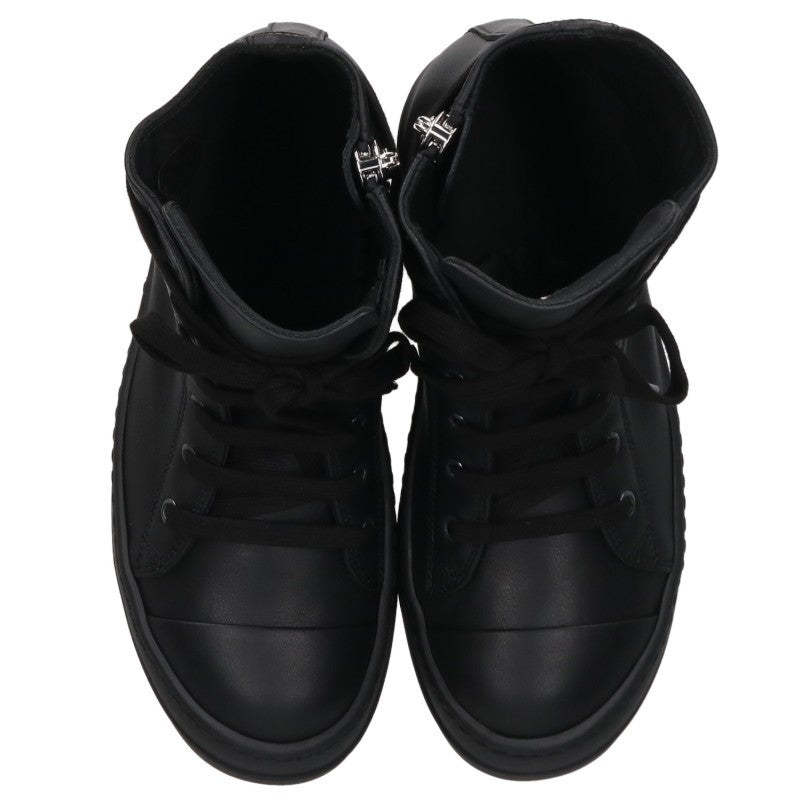Rick Owens TOWER RAMONES LOW Nylon Sneakers Black Size EU 40