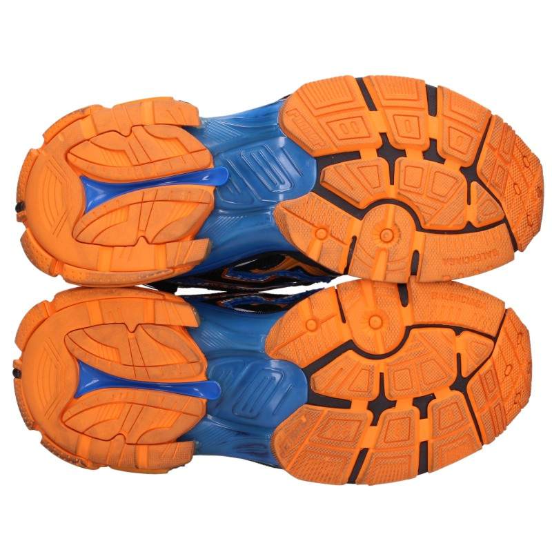 BALENCIAGA Runner Sneakers Blue Orange Multi Size EU 41