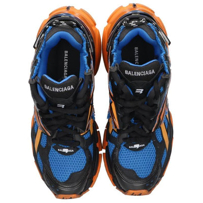 BALENCIAGA Runner Sneakers Blue Orange Multi Size EU 41