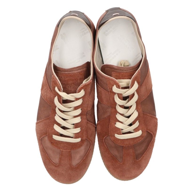 Maison Margiela Replica Nappa Sneakers Brown Size EU 44