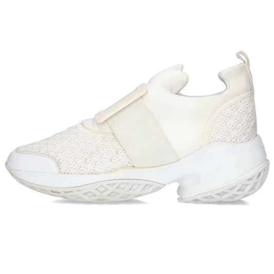 RogerVivier Viv' Run Fabric Low-Top Sneakers White Size 7.5