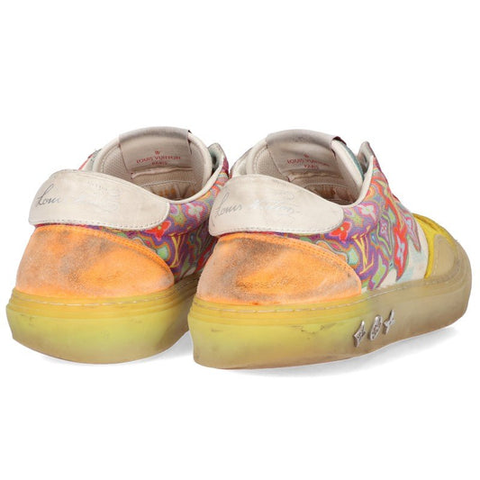 LOUISVUITTON LV Oli Line Suede Low-Top Sneakers Size 8
