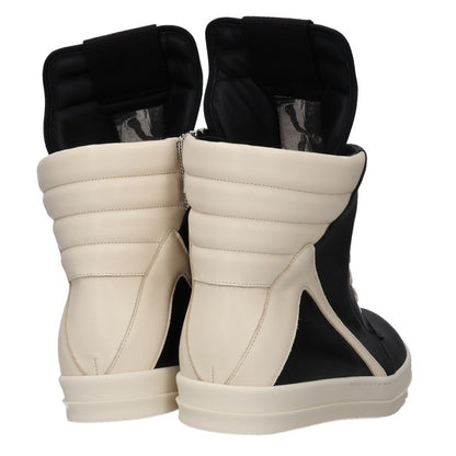 Rick Owens FW26 Geobasket Leather Hi-Top Sneakers Size EU 43