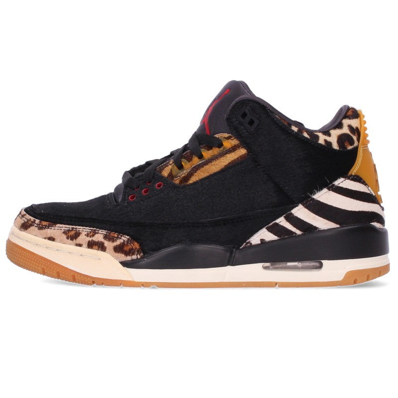 NIKE Air Jordan 3 Retro Animal Instinct Sneakers Size 25.5cm