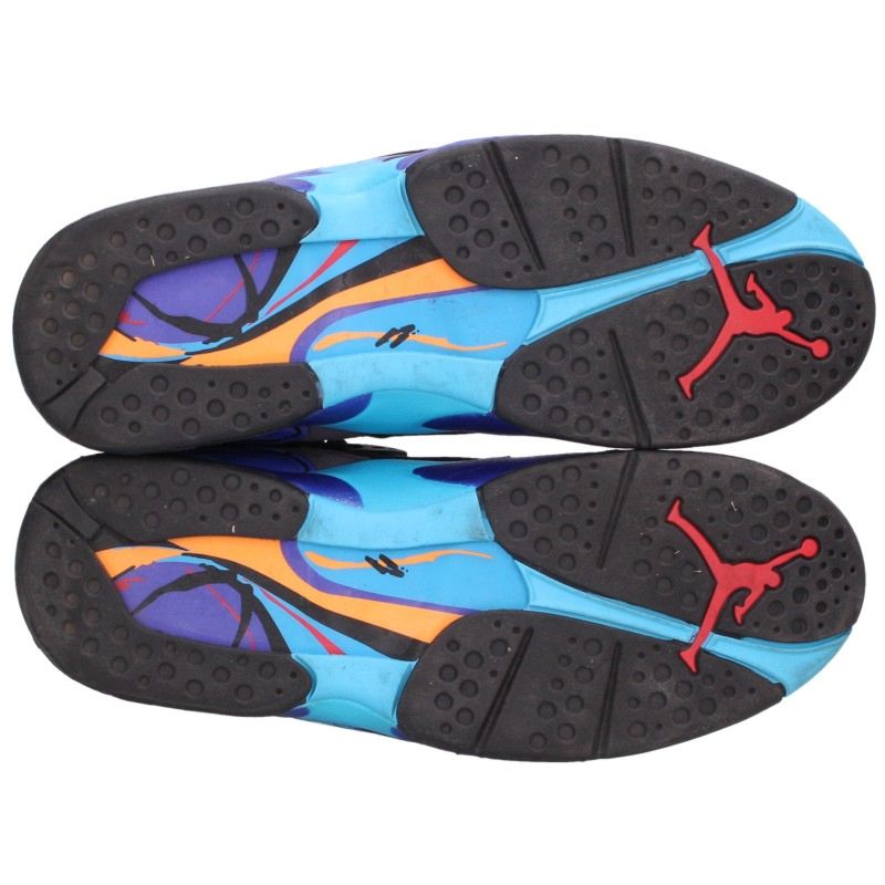NIKE Air Jordan 8 Retro Aqua Sneakers Size 28cm