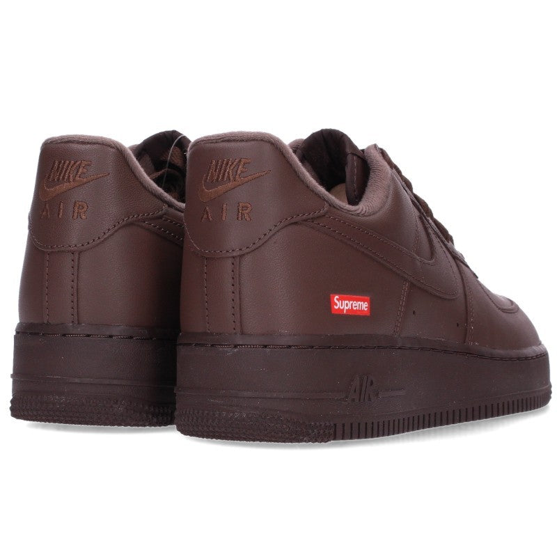 SUPREME Nike Air Force 1 Low Sneakers Brown Size 28cm