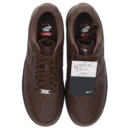 SUPREME Nike Air Force 1 Low Sneakers Brown Size 28cm
