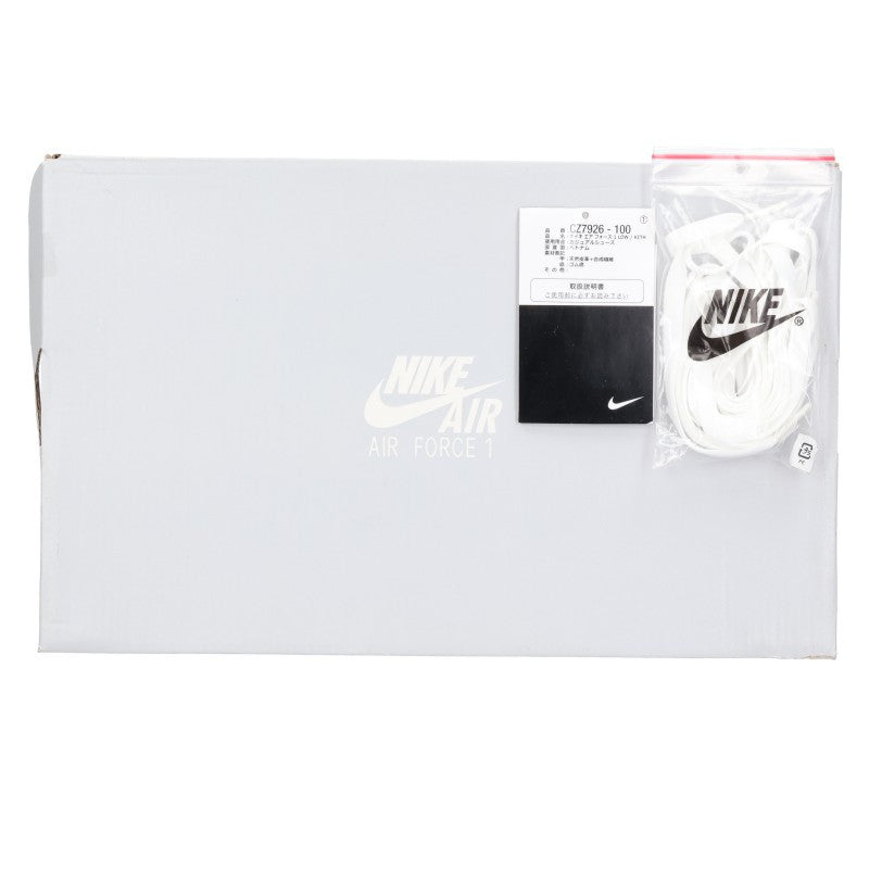 KITH x Nike Air Force 1 Low Sneakers White Red Size 25.5