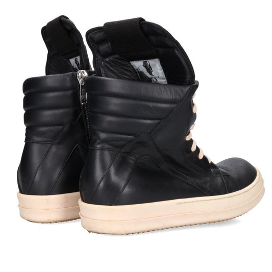Rick Owens Geobasket Leather High Top Sneakers Size EU 42