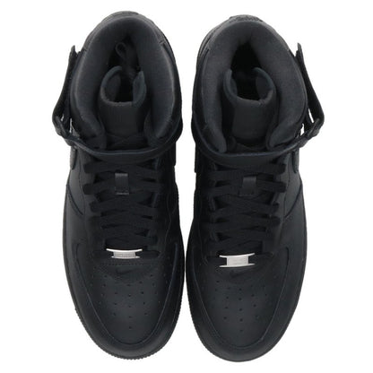 SUPREME x Nike Air Force 1 Mid Black Sneakers Size 27cm