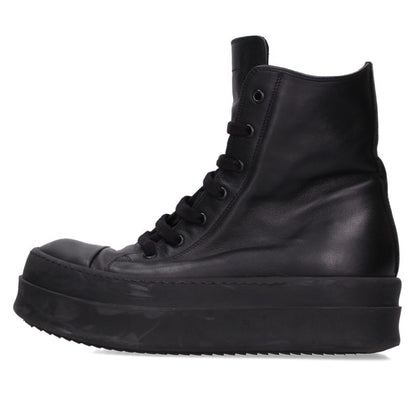 Rick Owens MEGA BUMPER Leather Sneakers Black Size EU 41