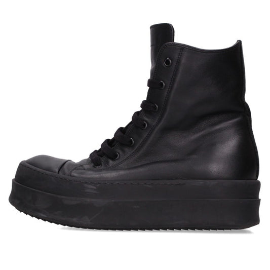 Rick Owens MEGA BUMPER Leather Sneakers Black Size EU 41