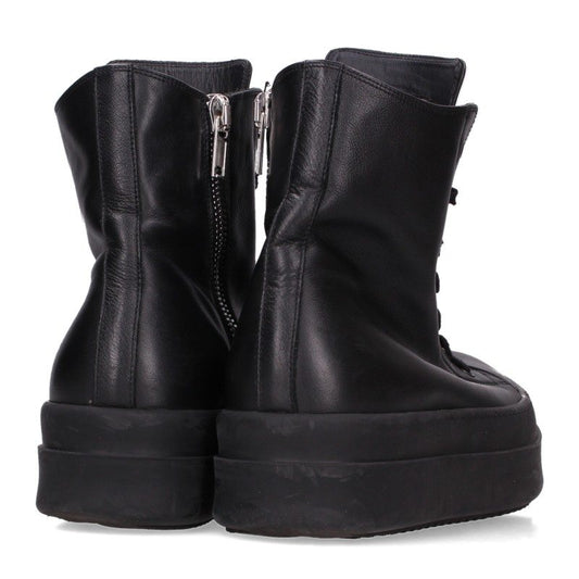 Rick Owens MEGA BUMPER Leather Sneakers Black Size EU 41